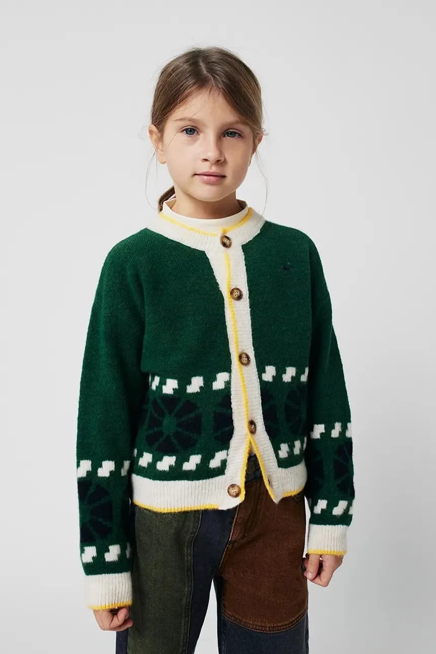 Детский кардиган из смесовой шерсти "Калейдоскоп" - фото 7