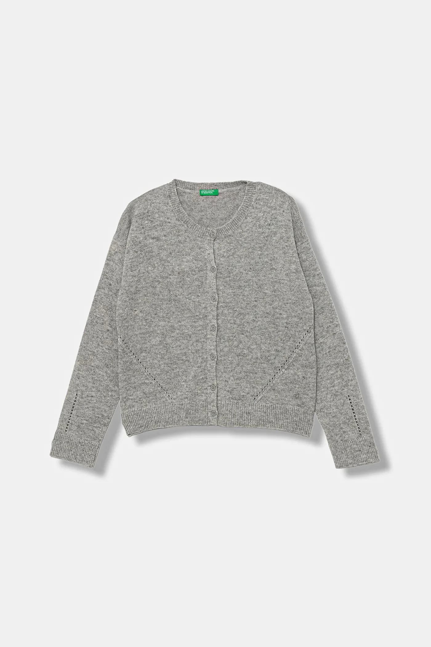 Кардиган с шерстью