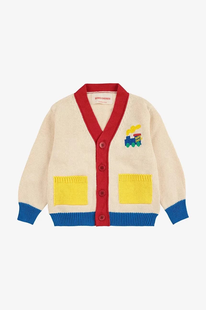 Хлопковый детский кардиган Choo Choo - фото 2