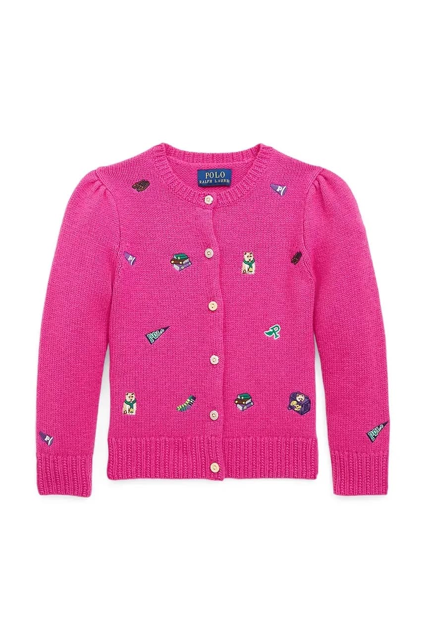 Детский шерстяной кардиган