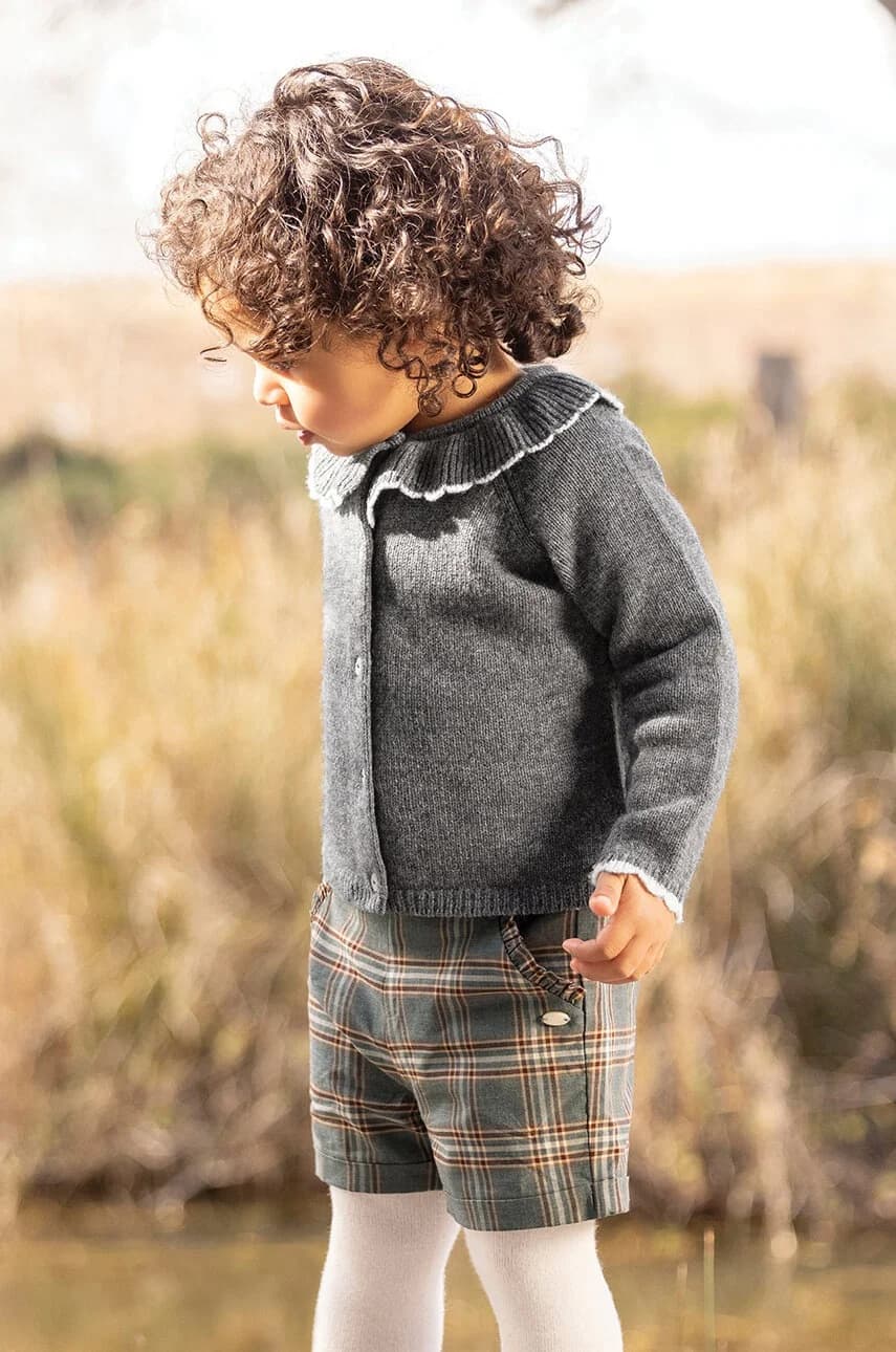 Детский шерстяной кардиган