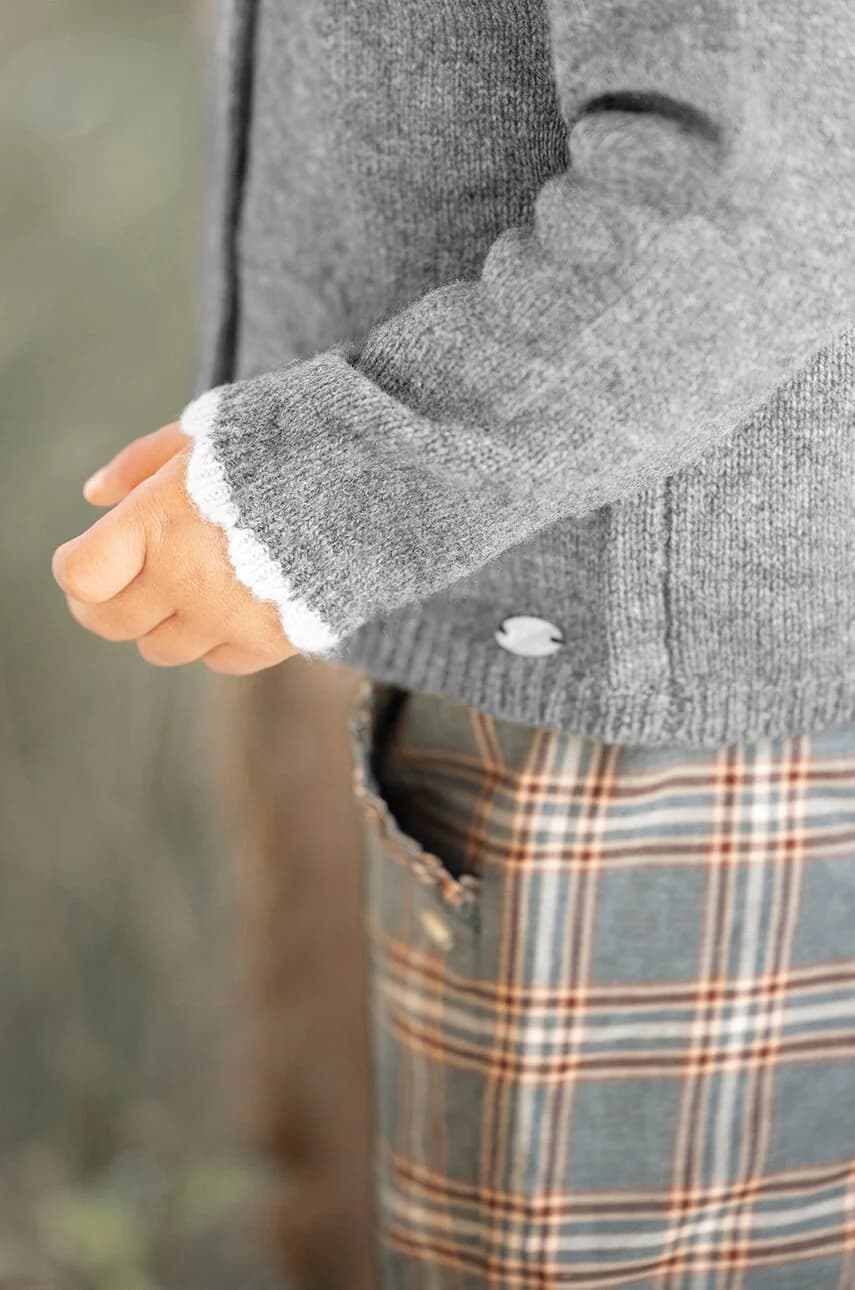 Детский шерстяной кардиган - фото 6