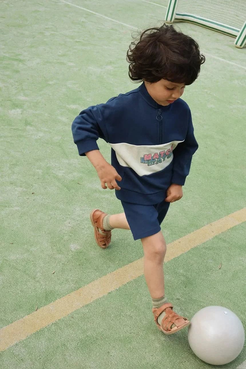 Детские хлопковые шорты SPOTTY SWEAT SHORTS GOTS - фото 7