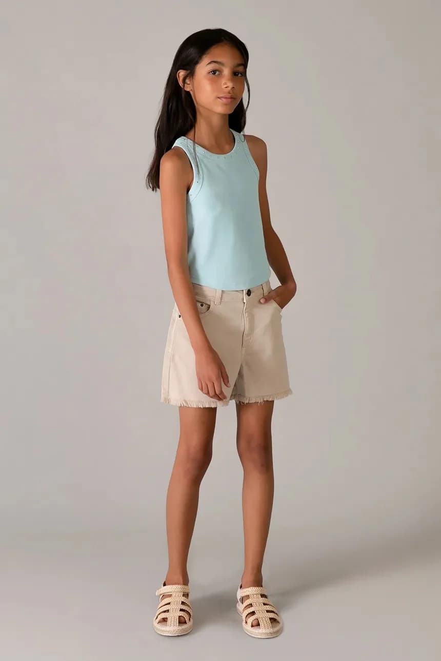 Детские джинсовые шорты - фото 6