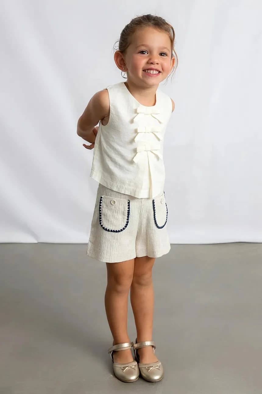 Детские шорты с льном - фото 6