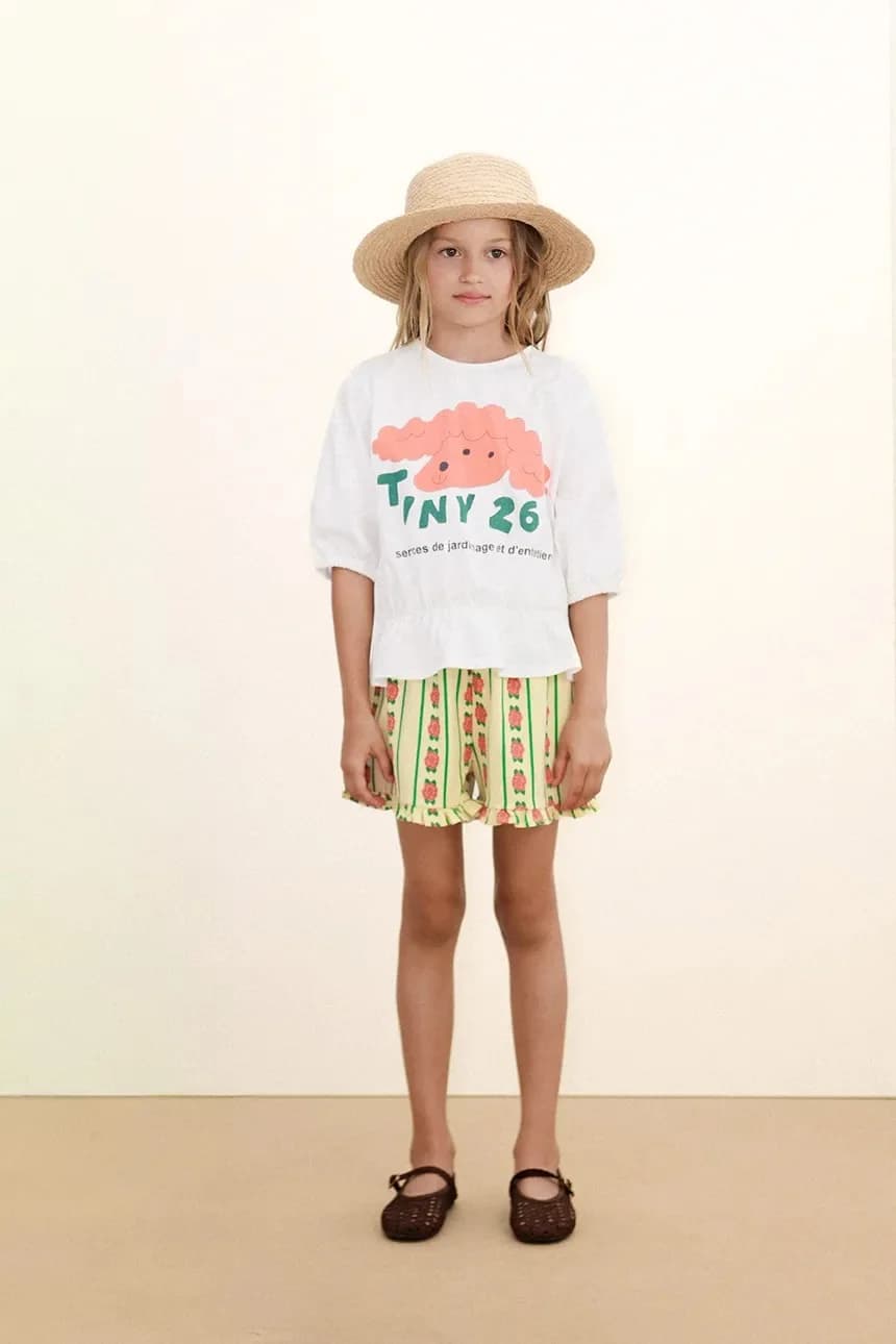 ШОРТЫ С УЗОРОМ РОЗ детские хлопковые шорты