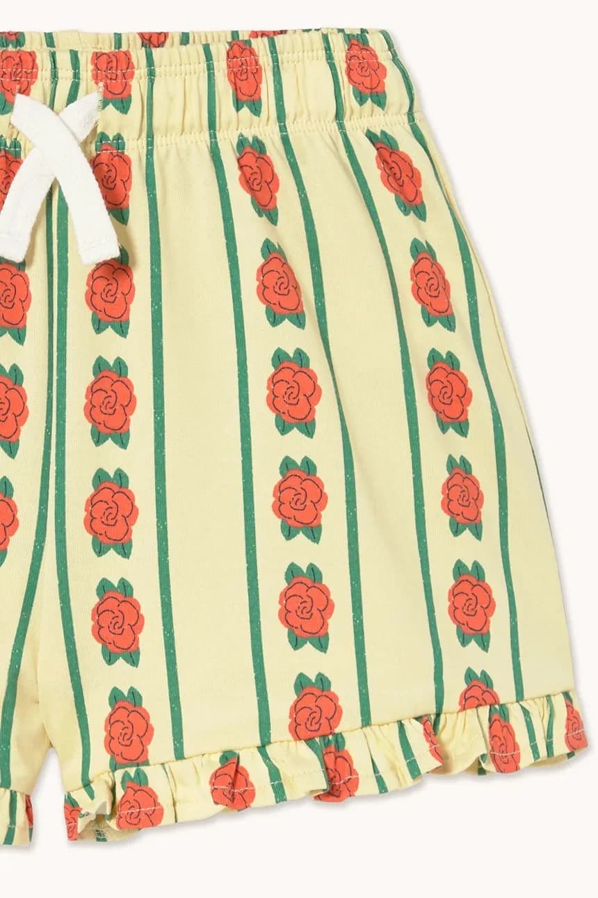 ШОРТЫ С УЗОРОМ РОЗ детские хлопковые шорты - фото 4