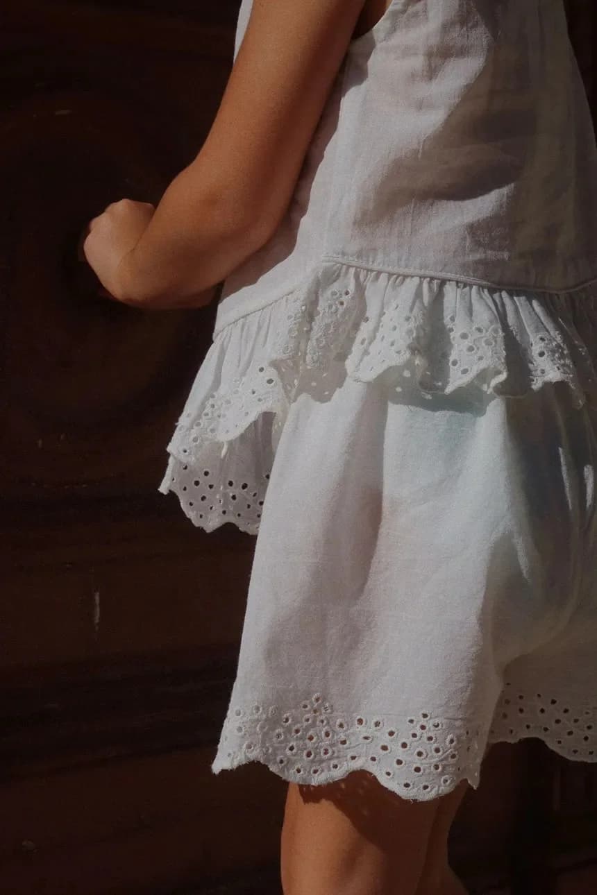 Детские хлопковые шорты RHW X KS FIORI SHORTS GOTS - фото 6