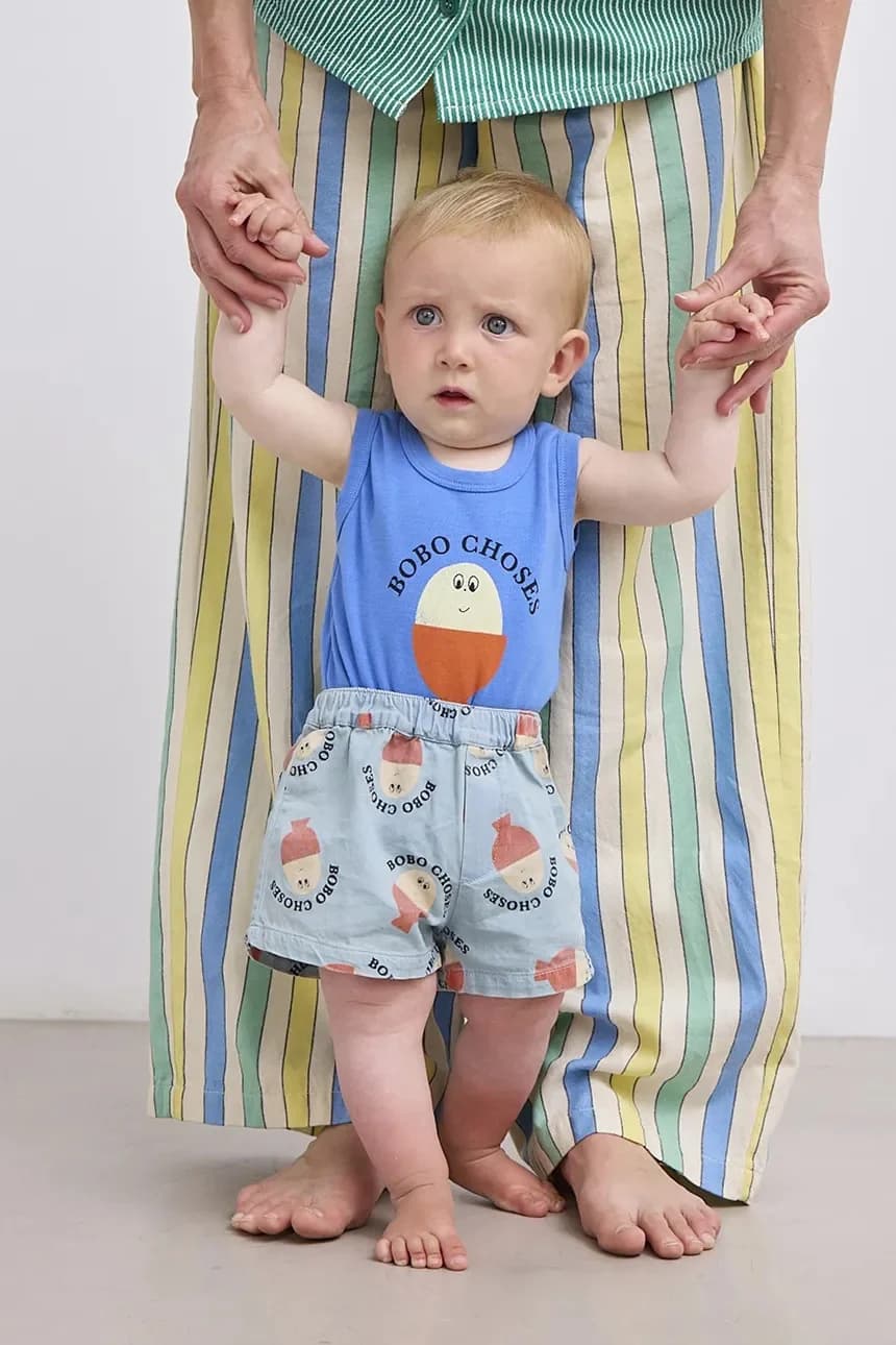 Хлопковые детские шорты Morning Egg