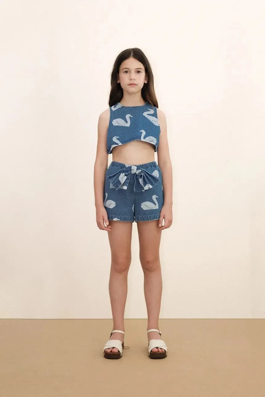 BIG SWANS SHORTS детские джинсовые шорты - фото 6