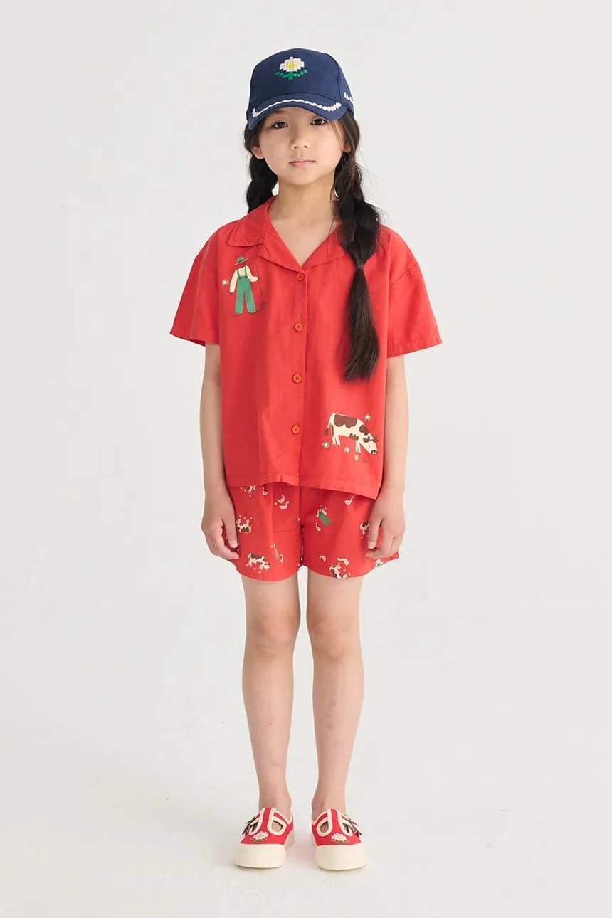 Детские хлопковые шорты Farm Adventure