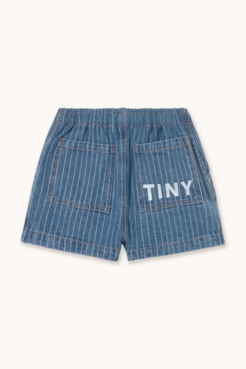 Детские джинсовые шорты STRIPES DENIM SHORTS - фото 3