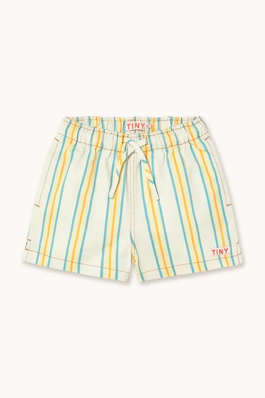 Детские хлопковые шорты MULTICOLOR STRIPES SHORTS - фото 2