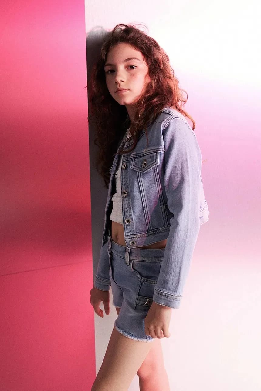 Детские джинсовые шорты CA52 - фото 2