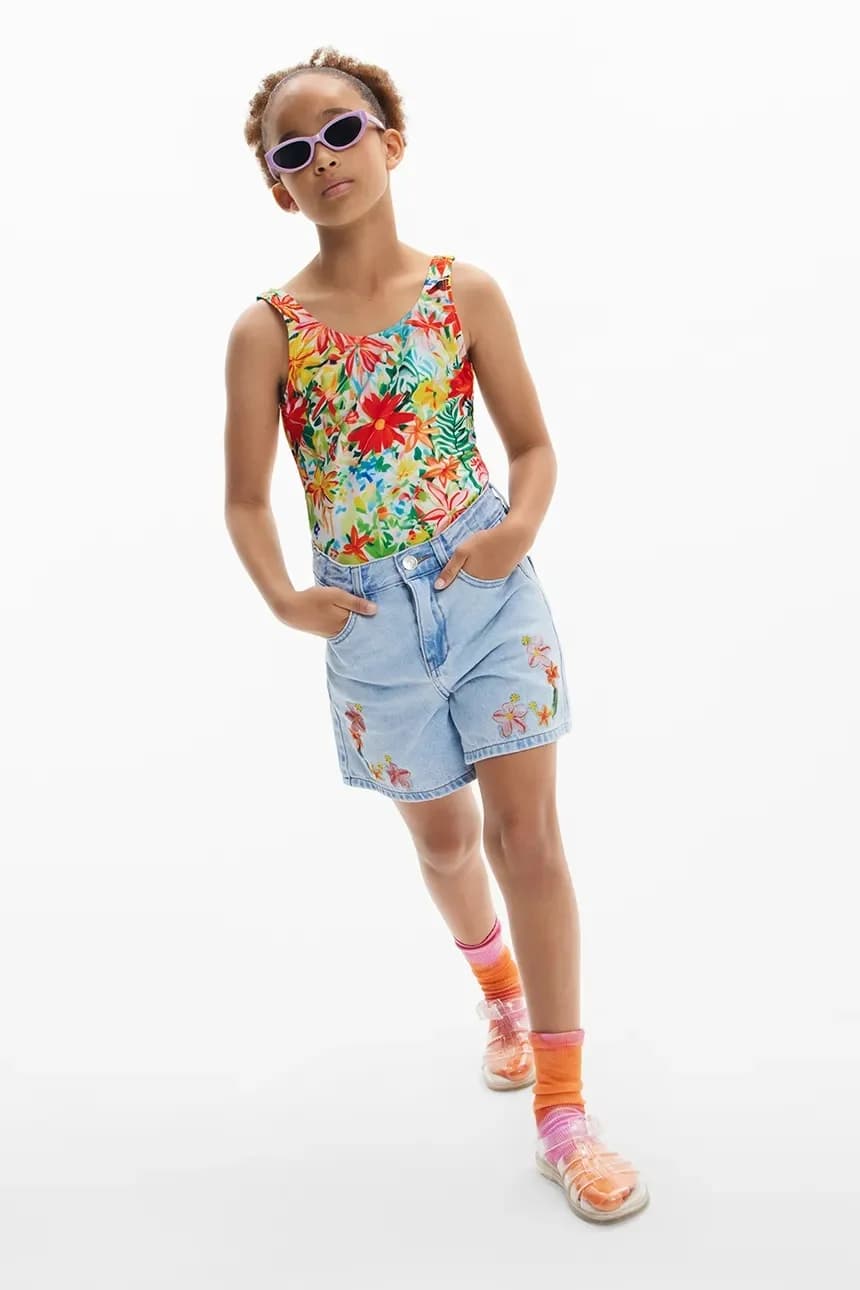 Детские джинсовые шорты - фото 6