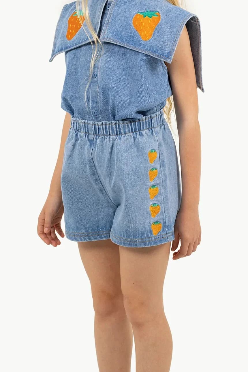 Детские хлопковые шорты STRAWBERRIES WOVEN SHORT - фото 3