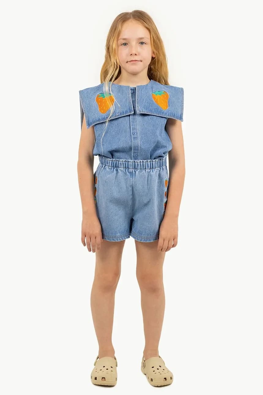 Детские хлопковые шорты STRAWBERRIES WOVEN SHORT - фото 4