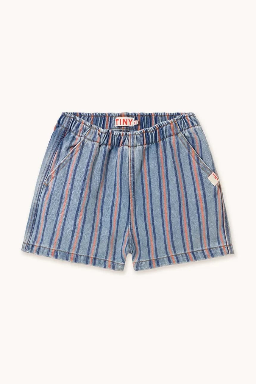 Детские хлопковые шорты STRIPES MULTICOLOR SHORT - фото 2