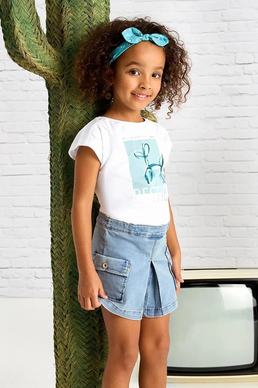 Детские джинсовые шорты карго