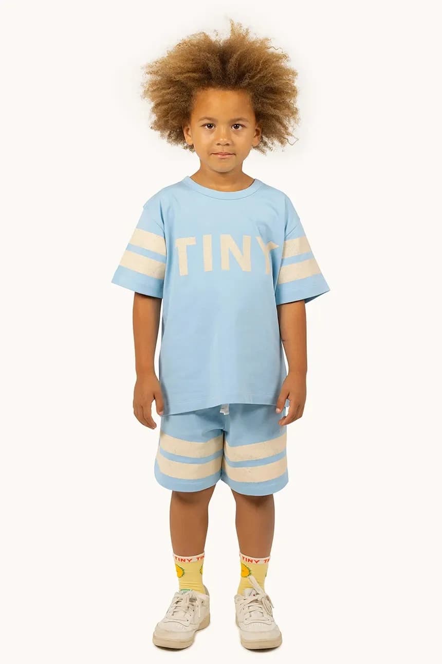 Детские хлопковые шорты STRIPES LOGO SHORT - фото 4