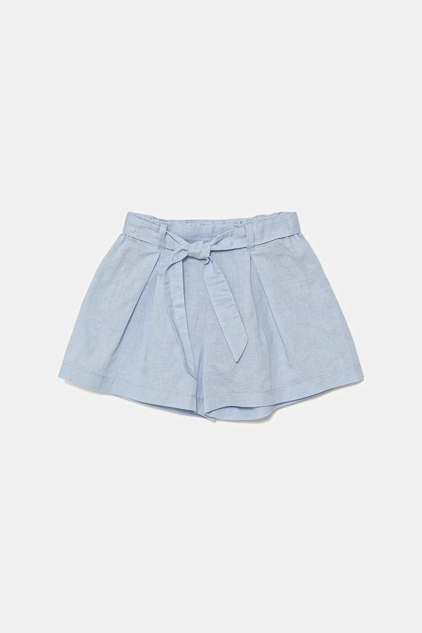 Детские льняные шорты