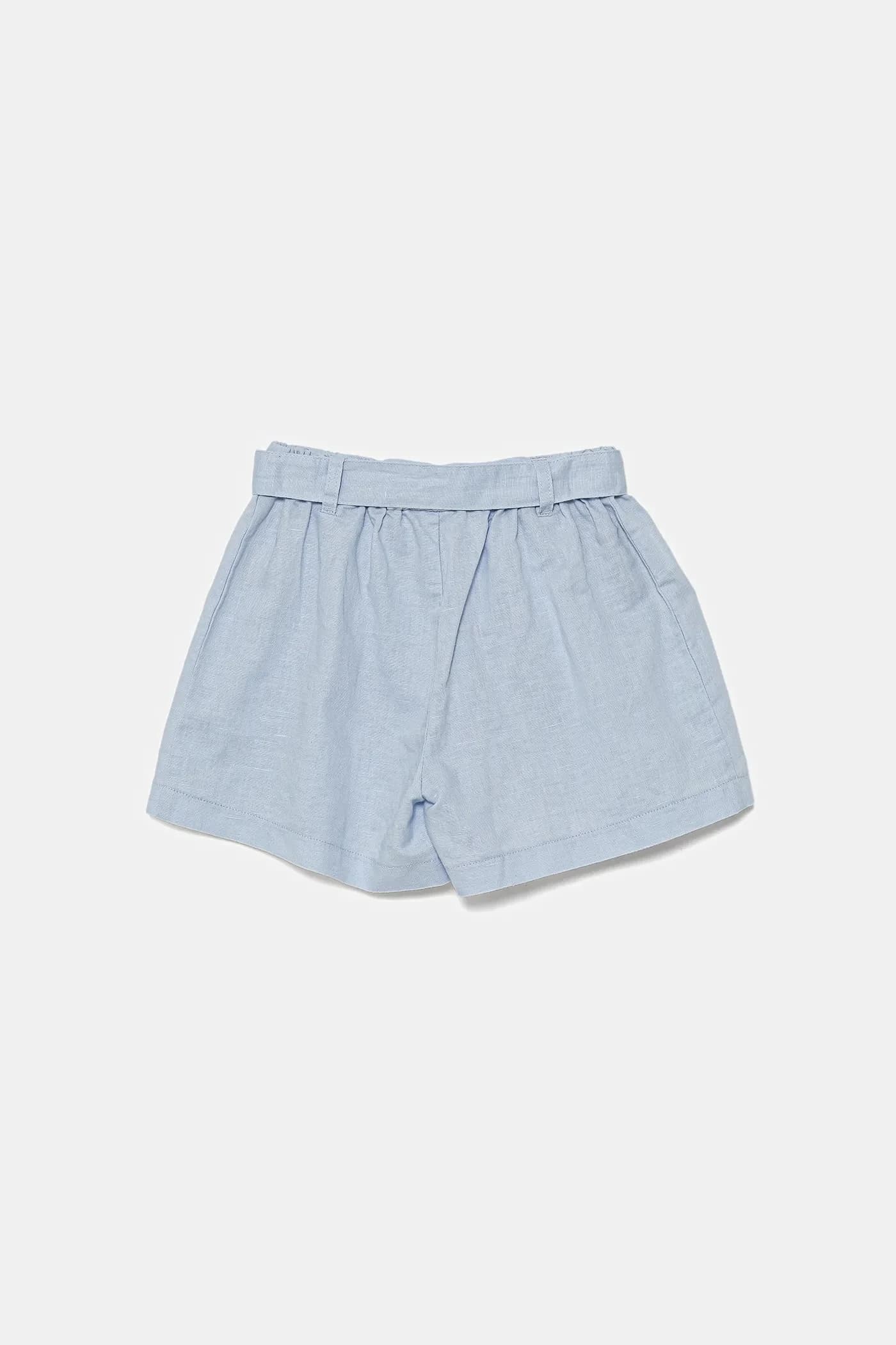 Детские льняные шорты - фото 2