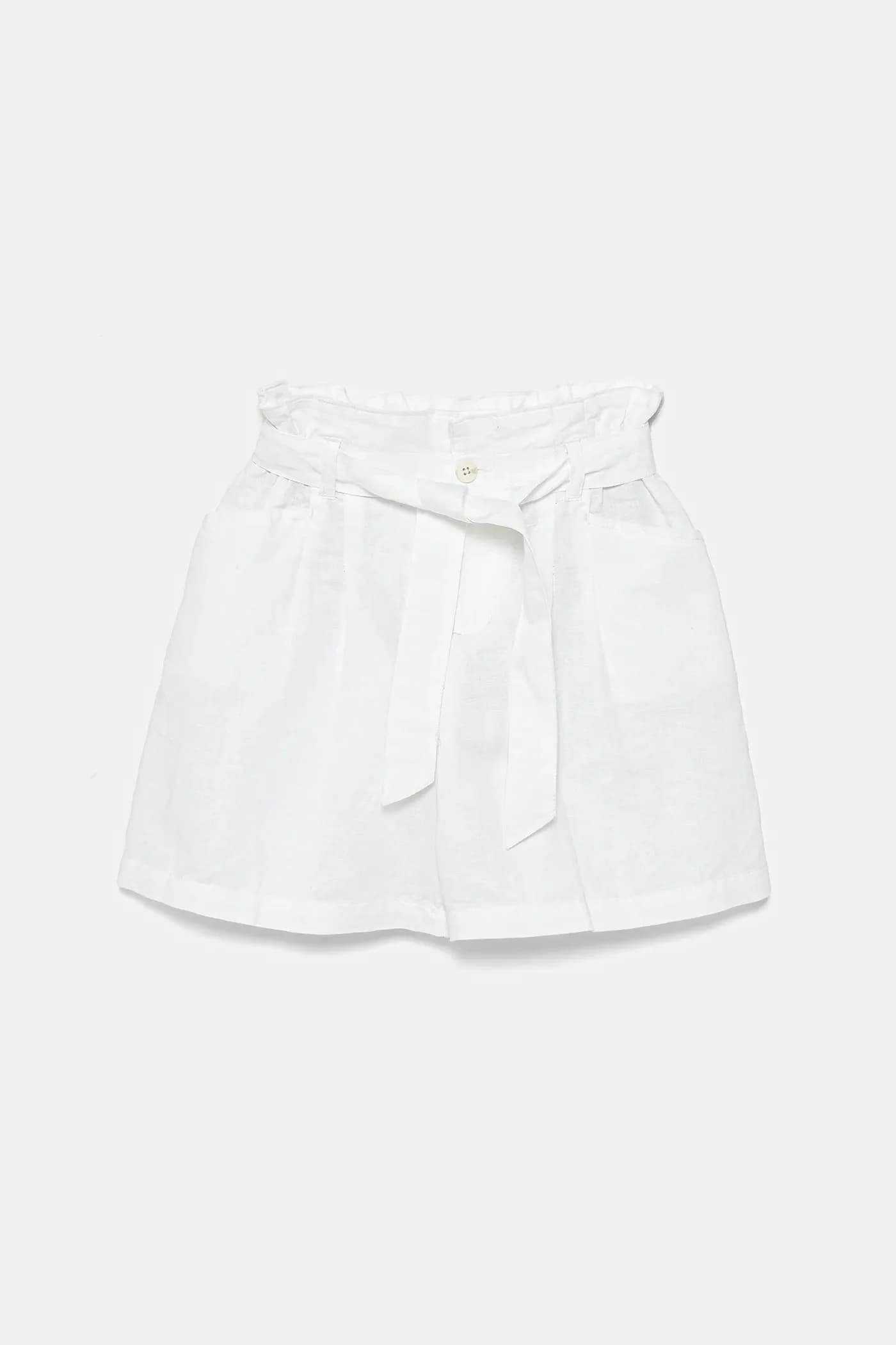 Детские льняные шорты