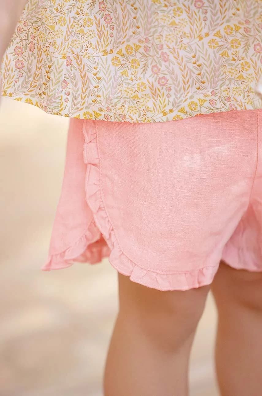 Детские льняные шорты - фото 5