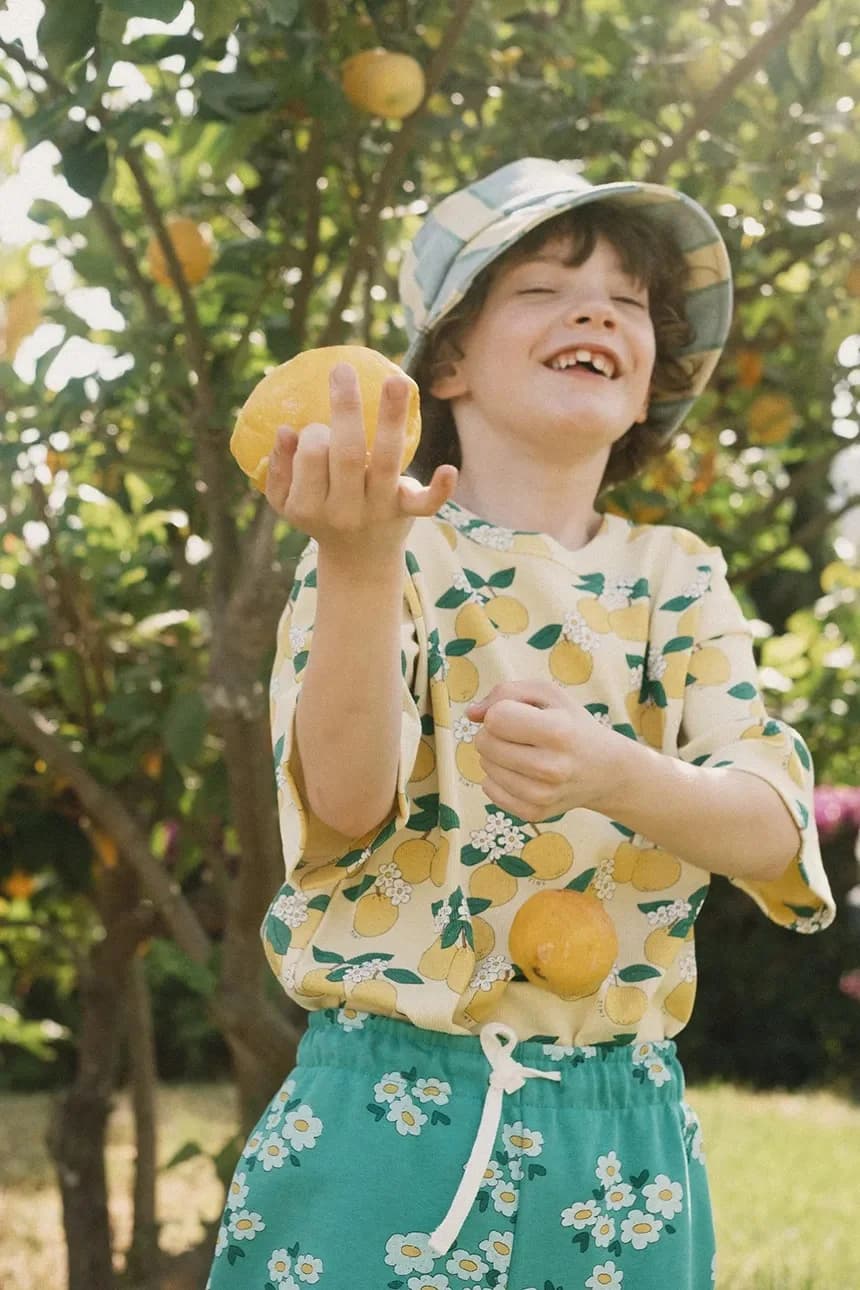 Детская футболка ORANGE RIB TEE