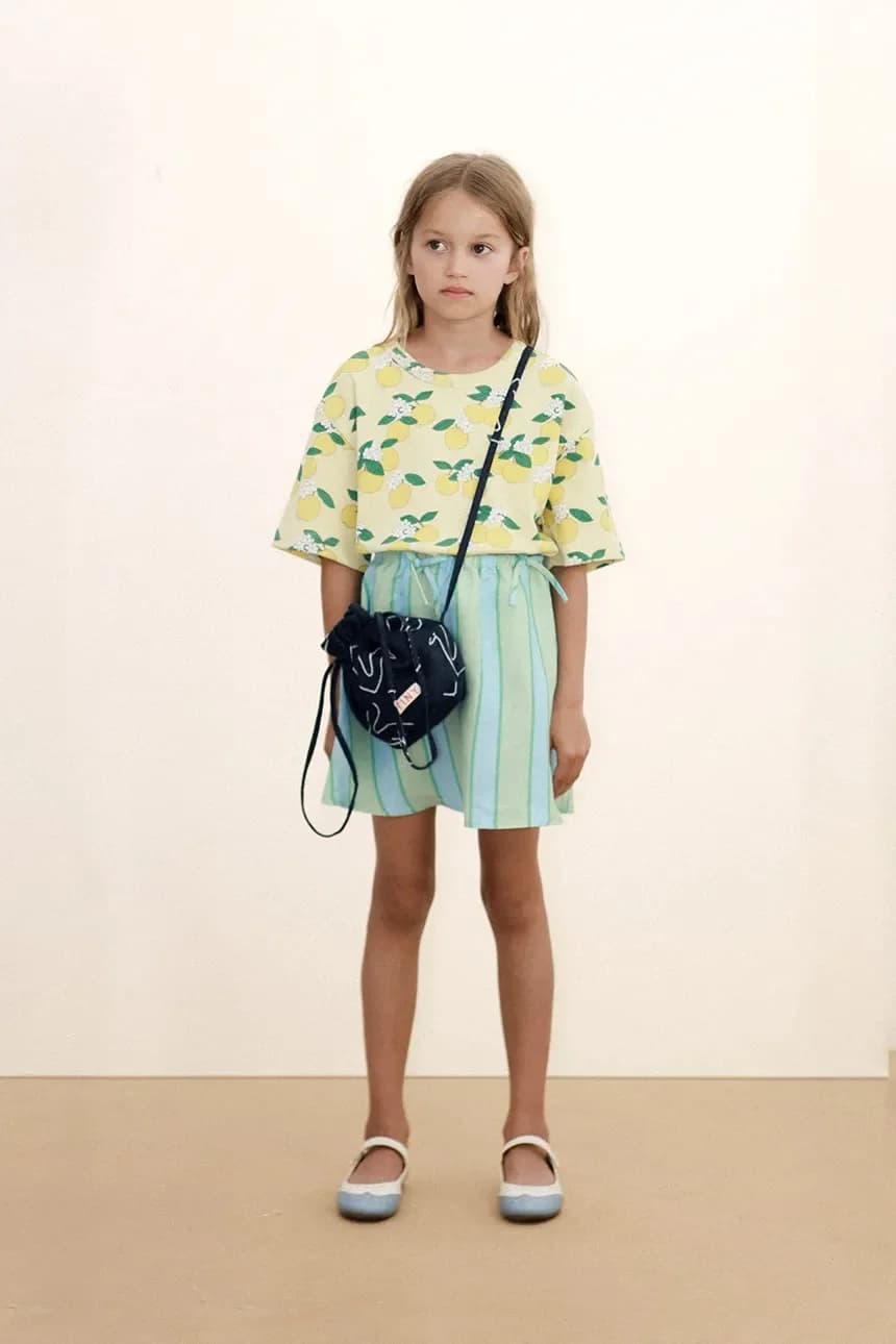 Детская футболка ORANGE RIB TEE - фото 5