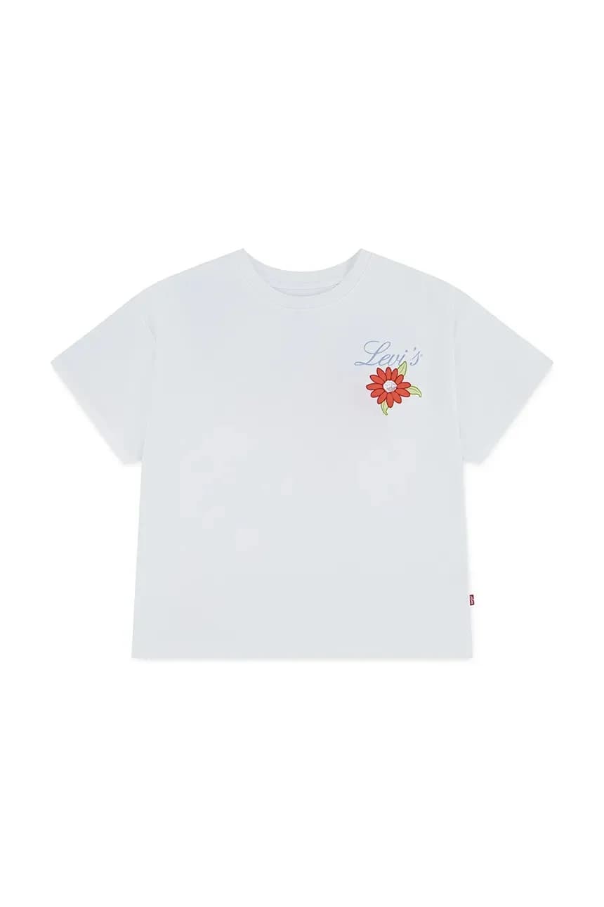 Детская футболка LEVIS FLORAL OVERSIZED TEE - фото 2