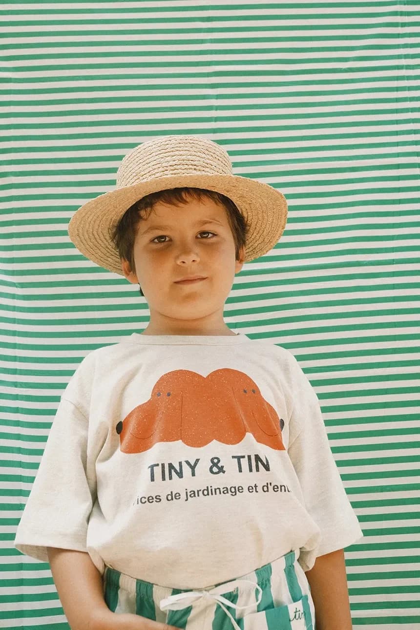 Детская хлопковая футболка TINY&TINY GRAPHIC TEE