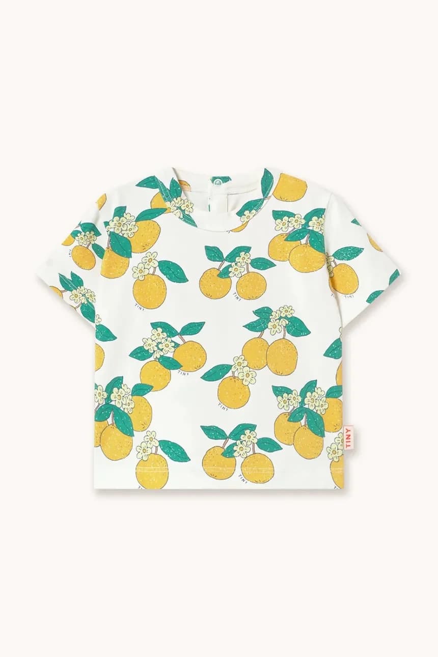 ТРИКОТАЖНАЯ ДЕТСКАЯ ФУТБОЛКА АПЕЛЬСИНЫ