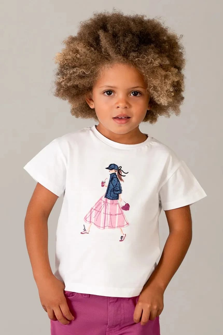 Детская хлопковая футболка