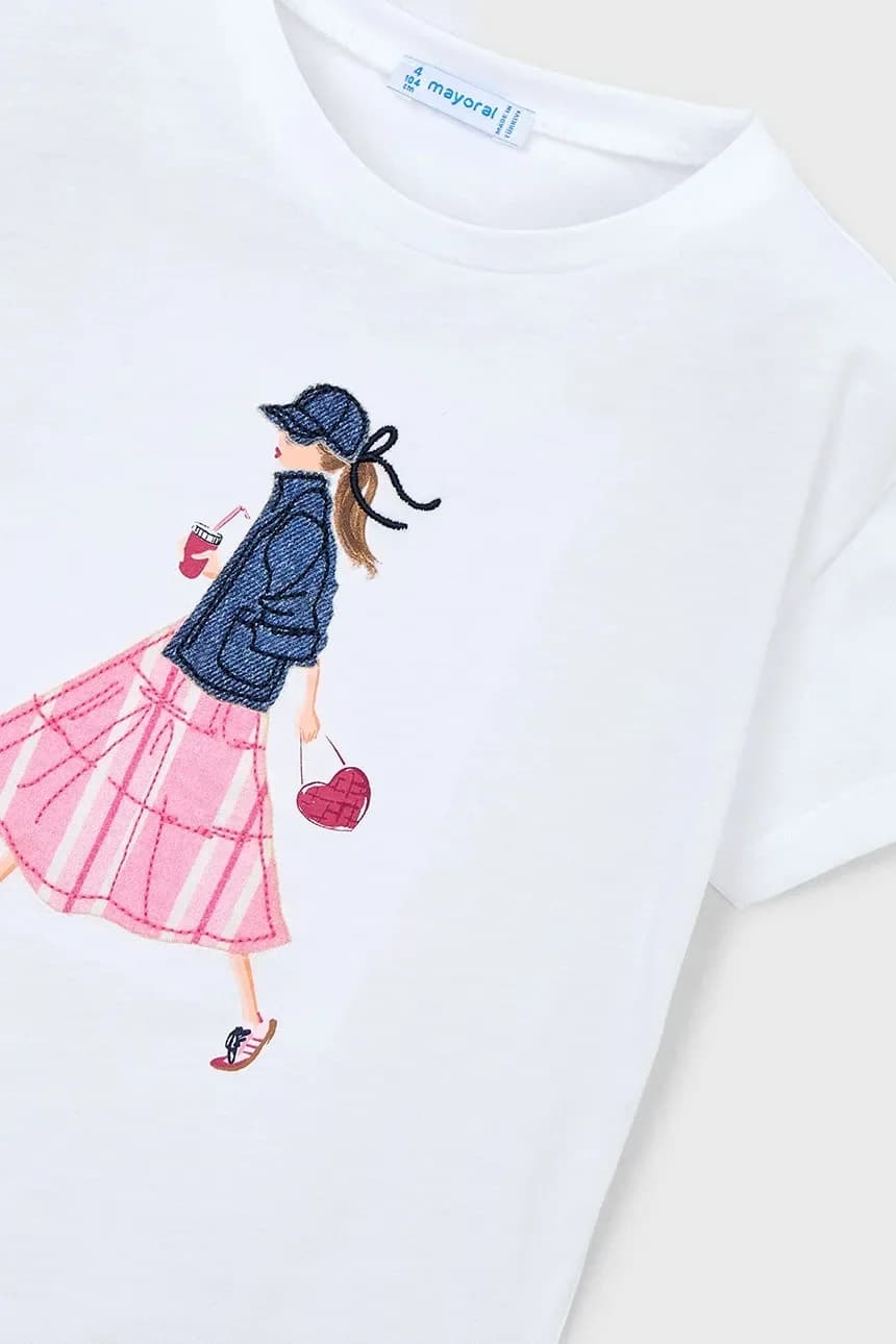 Детская хлопковая футболка - фото 4