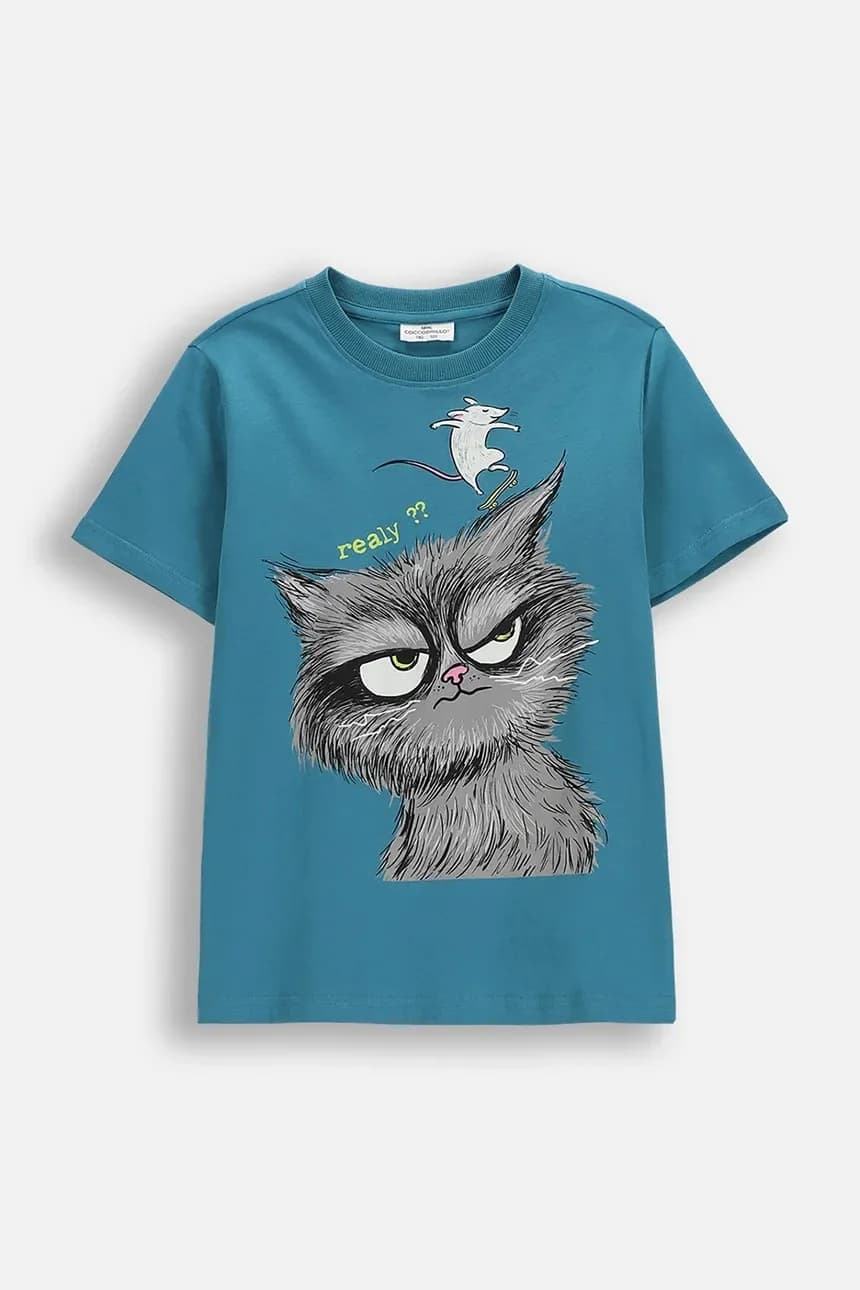 Детская хлопковая футболка