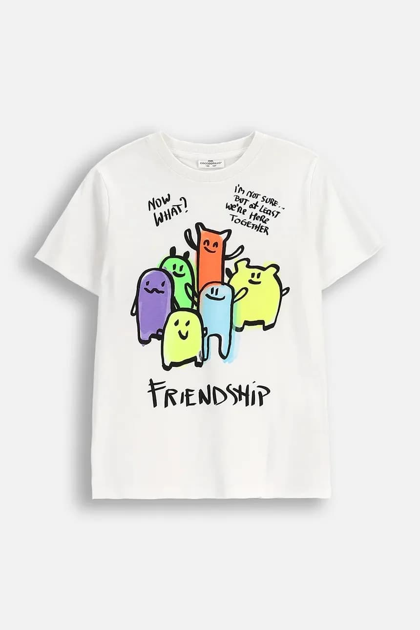 Детская хлопковая футболка