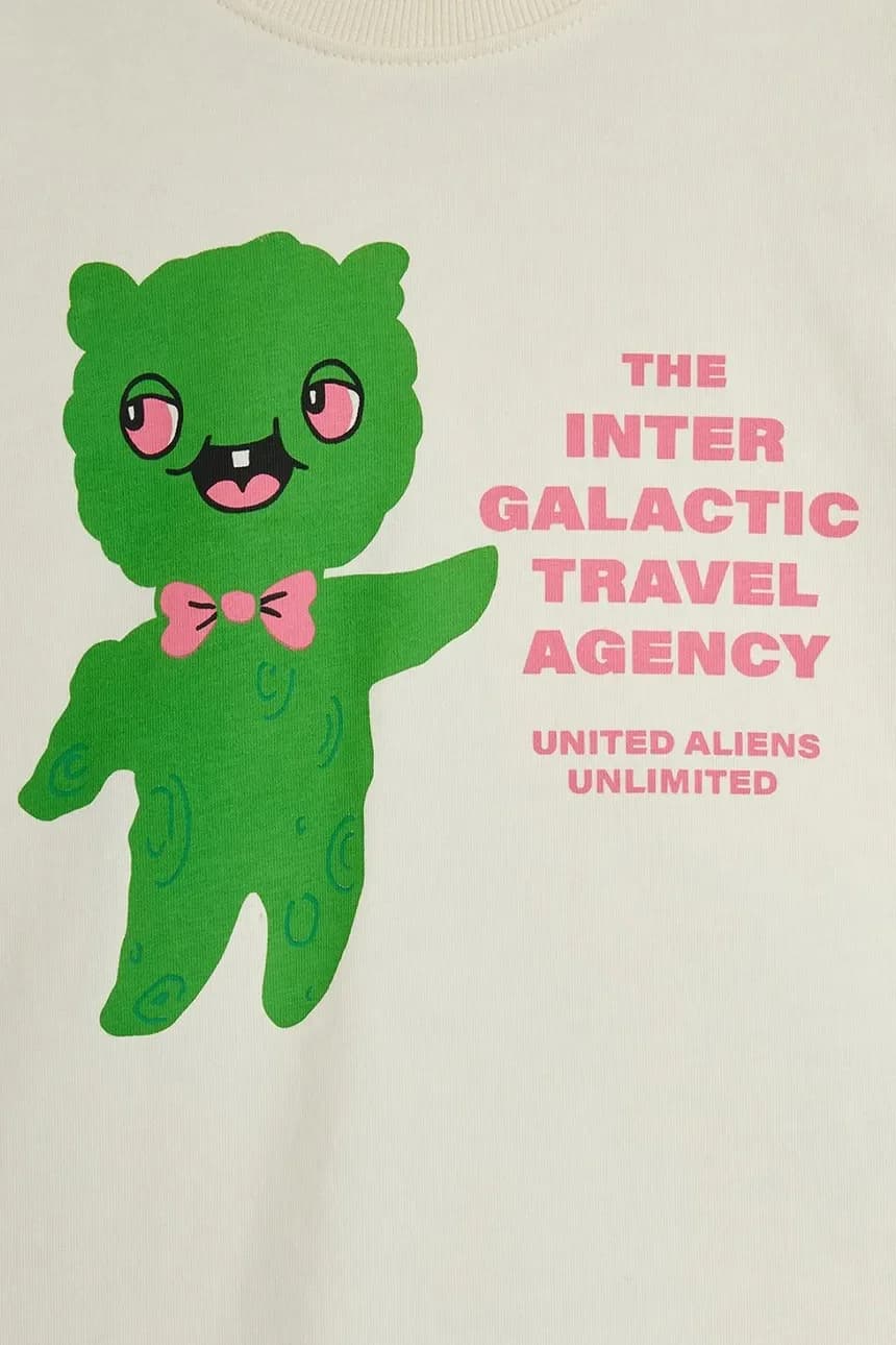 Детская хлопковая футболка Alien турагентство - фото 4