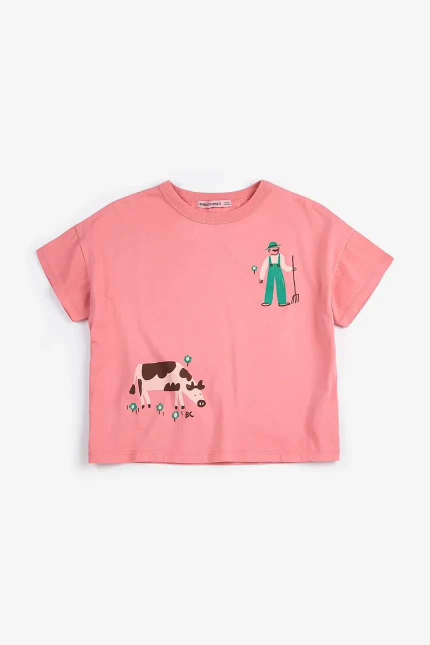 Детская хлопковая футболка Farm Adventure - фото 2