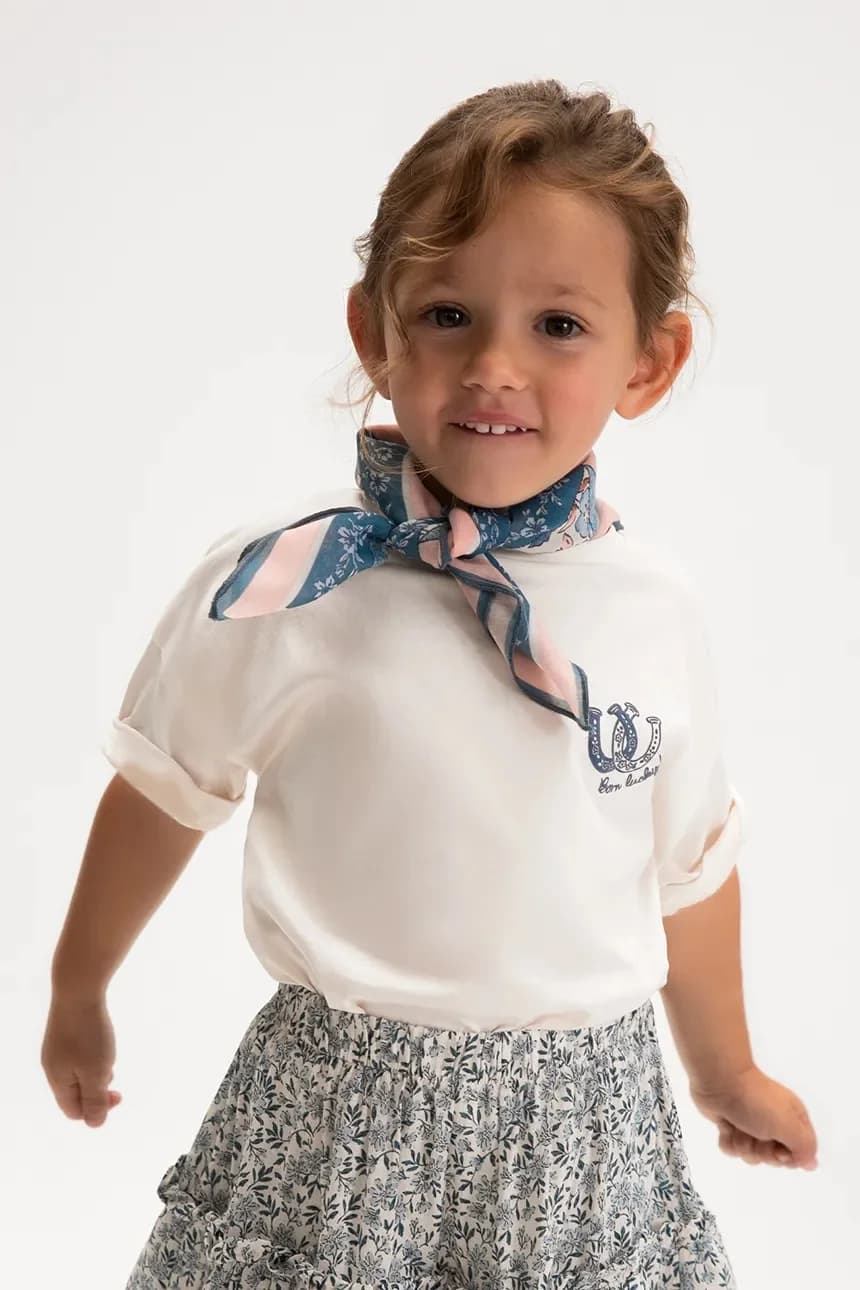 Детская хлопковая футболка