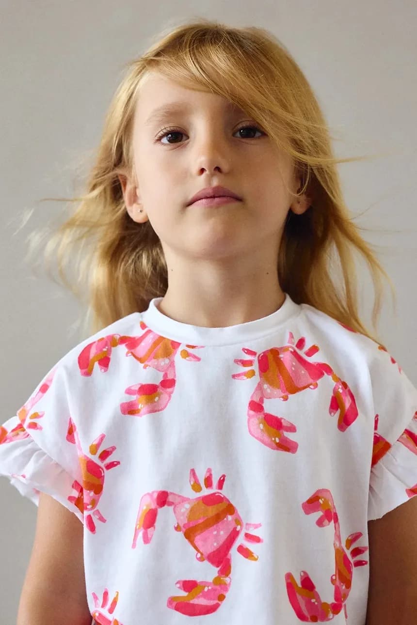 Детская хлопковая футболка