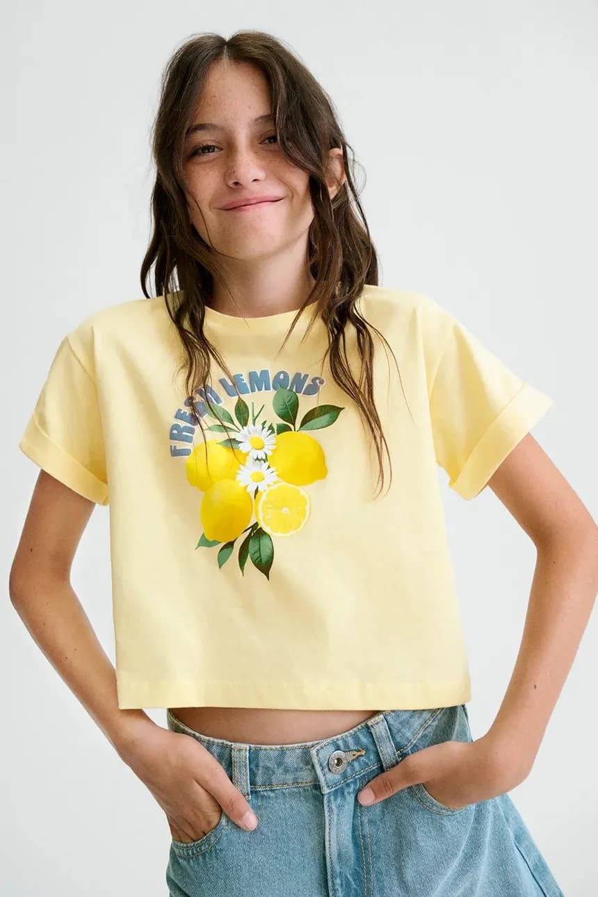 Детская хлопковая футболка