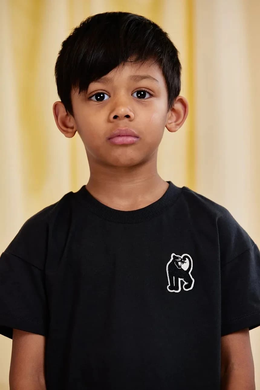 Детская хлопковая футболка Пантера