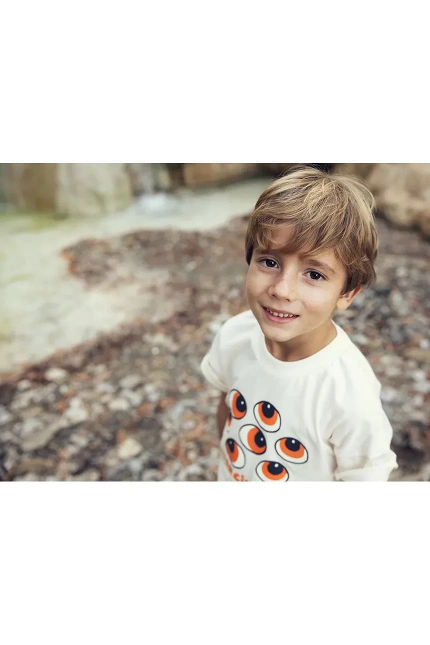 Детская хлопковая футболка Глаза - фото 5