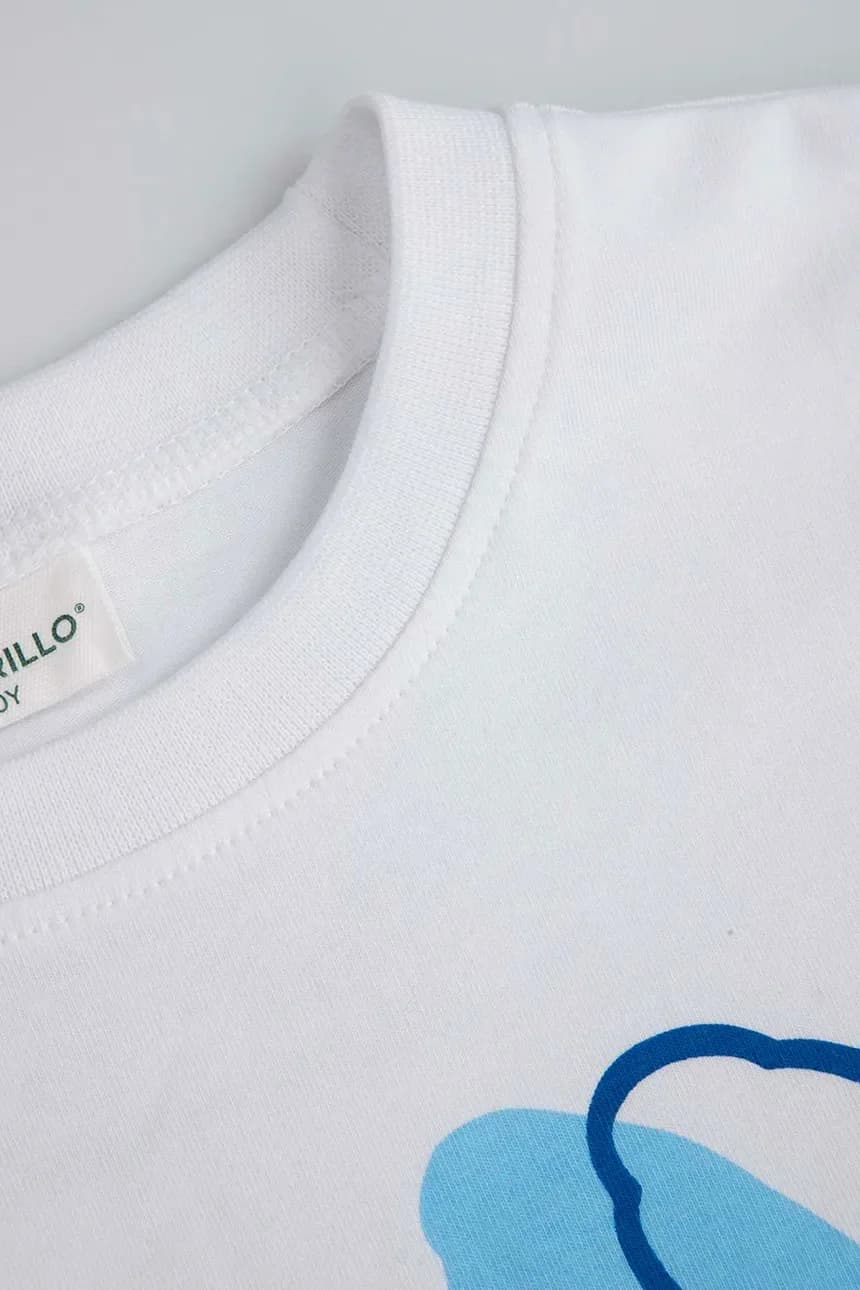 Детская футболка из хлопка с эластаном - фото 3