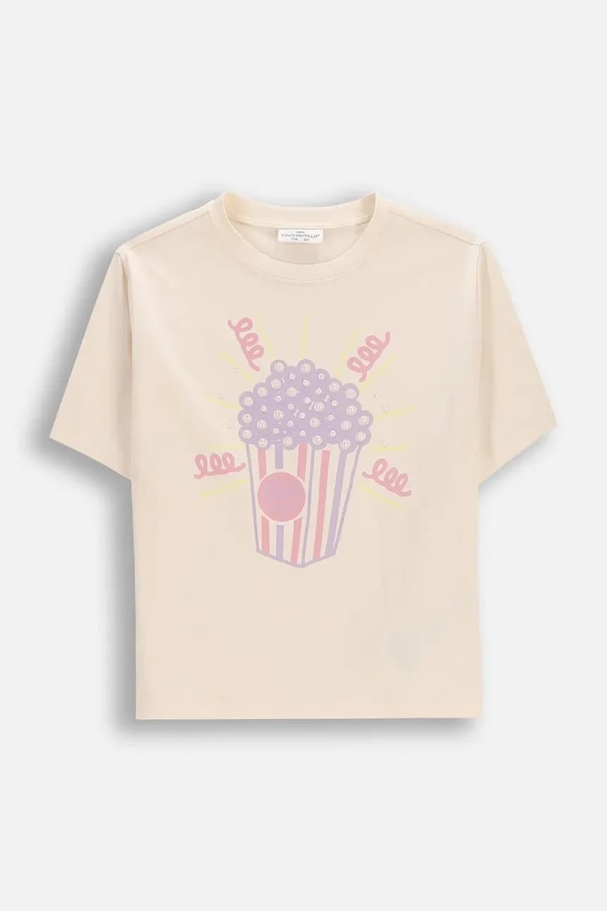 Детская футболка из хлопка с эластаном