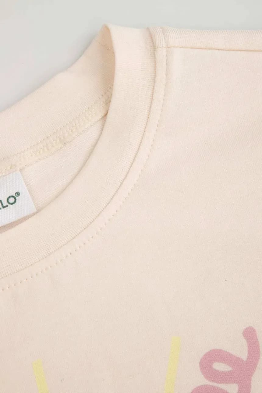 Детская футболка из хлопка с эластаном - фото 3