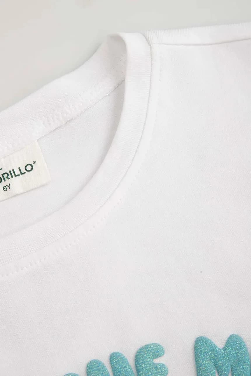 Детская футболка из хлопка с эластаном - фото 3