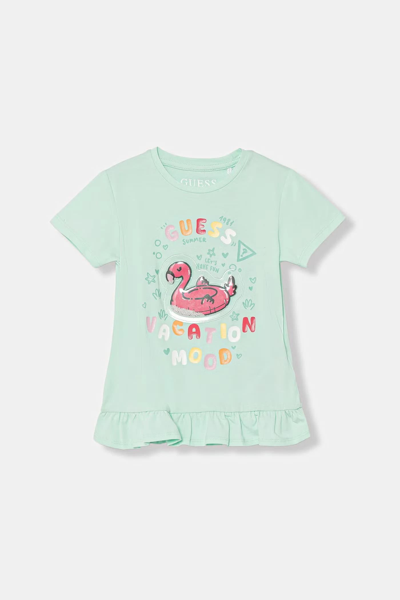 Детская футболка из хлопка с эластаном