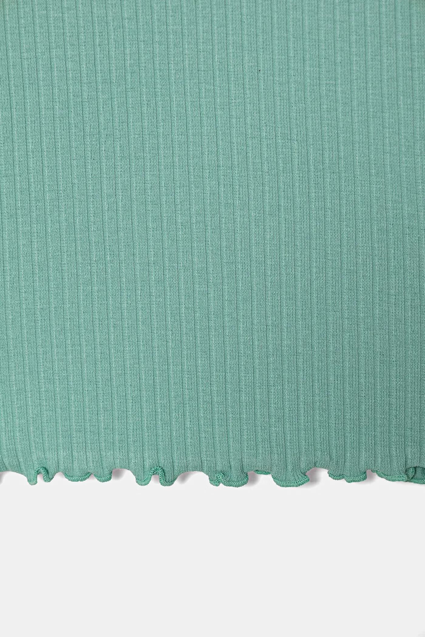 Базовая детская футболка из хлопка с эластаном - фото 3